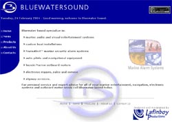 Website Redesign - Bluewater Sound
