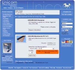 Website Development - Unicorn Office Equipment